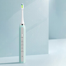 ZKCCNUK USB Charging Electric Toothbrush with 2 Brush Heads, Smart 4-Mode Timer, IPX7 Water-Resistant