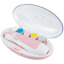 ODOMY Kids Electric Nail File 6 in 1 Vegetable Nail File Electric 6 in 1 Kids Electric Nail File with LED Light for Kids and Adults