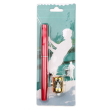 Mini Fishing Rod Kit, Pen Fishing Pole Portable Telescopic with Spinning Reel, compatible with Saltwater Freshwater Sea