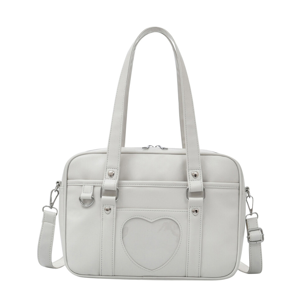 Japanese School Handbag Pu Leather Heart-Shaped Jk Uniform Bag Japanese High School Uniform Laptop Bag 9389440649750