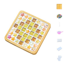Graduation Gifts Decorations Zeceouar Crafts Mosaicss Tile Set Wooden Cup Mats Mixed Color Mosaicss Set Crafts Pack 6ml