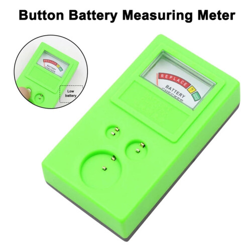 Button Coin Cell Battery Power Detector Tester Measuring Device Tester CR2032 1