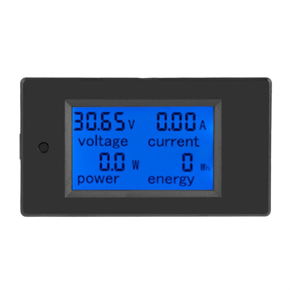 Ammeter Voltmeter Dc 6.5-100V Volt Amp Watt Meter Digital Electric Power Energy Voltage Current Meter Panel Power Energy With Lcd 9110895376270