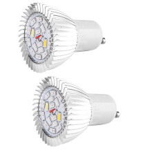 2 Stück Pflanzenwachstumslampen 85-265V Vollspektrum-LED-Pflanzenlampen für Hydrokultur, Indoor-Garten, Gewächshaus