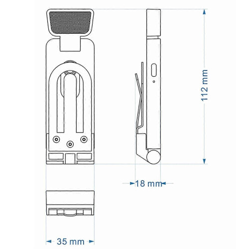 500mah Mini Reading Light Multifunctional Charging Student Dormitory Study Night Light Portable Clip