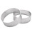10 Pack Stainless Steel Tart Ring, Heat- Perforated Cake Mousse Ring, Round Ring Baking Tools 5