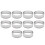 10 Pack Stainless Steel Tart Ring, Heat- Perforated Cake Mousse Ring, Round Ring Baking Tools 2
