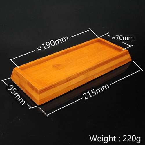 1Pcs Anti-Skid Knife Sharpener Bracket Sharpening Stone Base Stone Base Whetstone Bracket Bamboo Fix 1