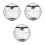 3PCS Solar Floating Pool Light, Waterproof LED Color Changing Solar Pond Lights Water Floating Light 3