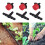 200 Adjustable Irrigation Drippers with Drip Irrigation Kit for Garden Watering Fitting 5