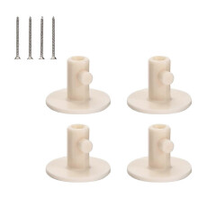4 stuks houders voor keukenmixers, keukenorganizer met schroefbevestiging voor mixeraccessoires.