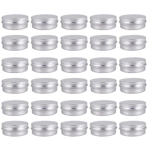 Pacote com 30 latas de protetor labial com tampa de rosca (30ml)