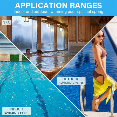 3PCS Universal Σκαλοπάτια Πισίνας, Σκαλοπάτια Αντικατάστασης Πισίνας, με Ανοξείδωτο Steel 2