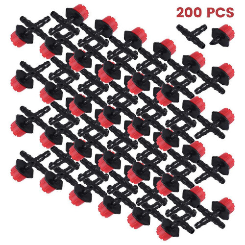 200 Adjustable Irrigation Drippers with Drip Irrigation Kit for Garden Watering Fitting