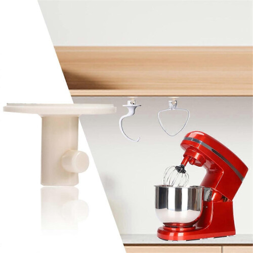 Set di 4 supporti per impastatrice, organizer da cucina con accessori per impastatrice a vite. 2