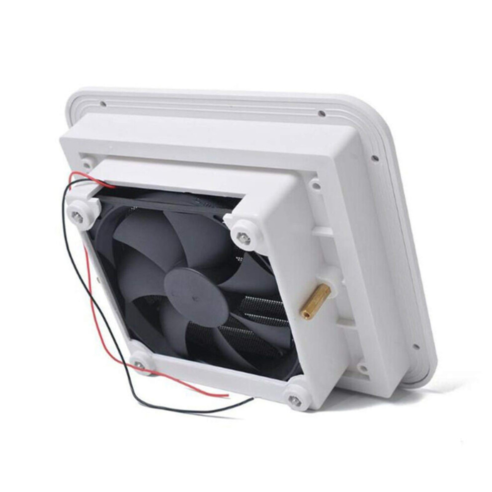 Rv Side Air Vent For Motorhome And Caravan, Efficient Ventilation Fan For Kitchen Bathroom Toilet, White 9174973106586