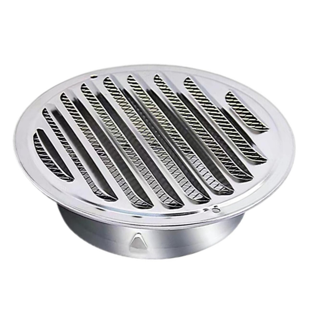 Vent Cover With Mesh Screen For Outdoor Wall Or Ceiling, Rainproof Dryer Vent Protection 9113335125483
