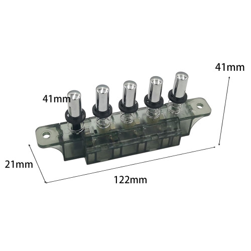Range Hood Switch PP Material Push Button Control Panel Replacement for Kitchen Piano Type 1