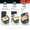 Panini Press Sandwich Maker 650W Nonstick Easy Clean Plates with Adjustable Temperature Control 4