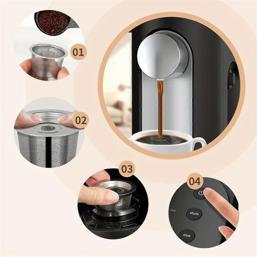 Cápsulas de café reutilizáveis compatíveis com máquinas de café Keurig. 1