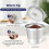 Cápsulas de café reutilizáveis compatíveis com máquinas de café Keurig. 3