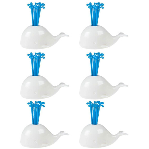 Cute Whale Fruit Fork Animal Whale Fruit Pick Kitchen Supplies Fruit Stick Cute Fruit Pick