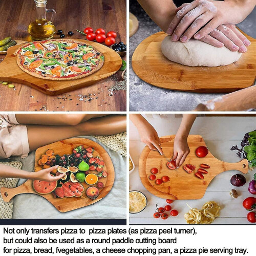 Pizzaschieber aus Bambusholz 2