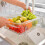 Drain Basket Bowl Rack Kitchen Fruit Storage Rack Sink Retractable Sink Storage Rack 2