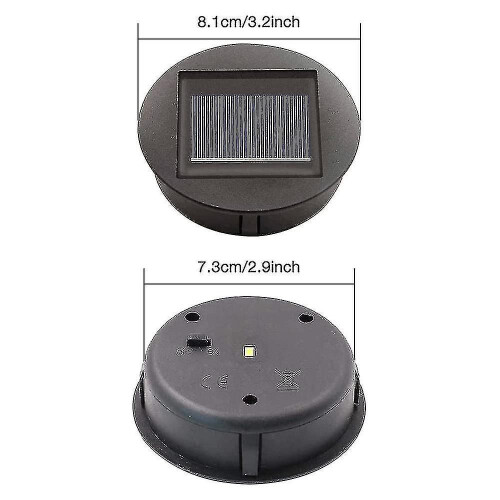 4 Pieces Replacement Solar Lights With Led Bulbs, Solar Top Lights Replacement, Led Solar - XC 1