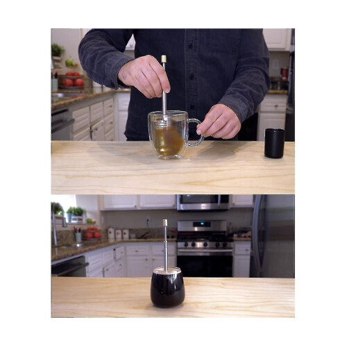 Portable French Coffee and Tea Final Press Maker Coffee Filter Reusable Full Bodied Coffee Press Ma 2
