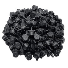 Conjunto de 150 gotejadores ajustáveis para irrigação, com emissor de 1/4 de polegada, mini gotejadores para irrigação por gotejamento.