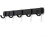 Wall Coat Rack , Coat Hooks Design Stainless Steel Coat Racks, Solid Bathroom Hooks for Bedroom Office Black (5 Hook) 1