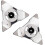 2-pack replacement blades for Robomow Robotic Lawn Mower RS TS MS RC TC MC Models Stainless Steel 1