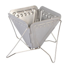 Draagbare, opvouwbare koffiedripper, koffiefilterhouder voor op de camping, lichtgewicht, roestvrij staal, koffiefiltergereedschap