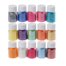 Woondecoratie 15 kleuren poederverf epoxyhars parelmoer natuurlijke mica poederpigment