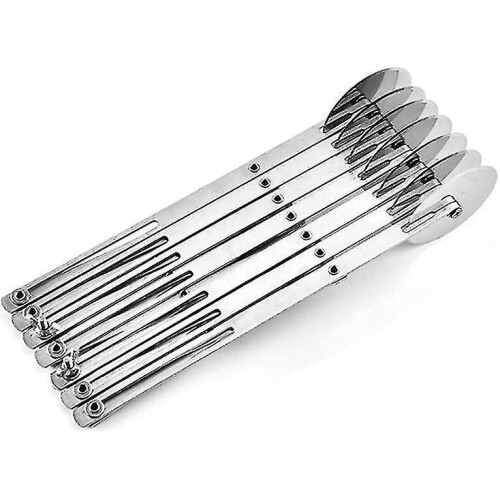 Dough Cutter Cake Divider, Stainless Steel 7 Wheels Adjustable Dough Wheel, Mult