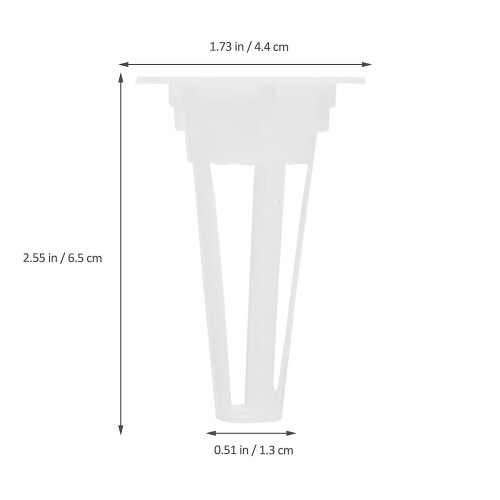 50Pcs Hydroponic Vegetable Planting Cup Plastic Hydroponic Baskets Garden Tools 2
