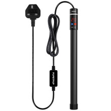 Popetpop 400W Dompelbare Aquariumverwarming met Titanium Verwarmingsstaaf, Thermometer en LED Digitaal Display (UK-stekker)