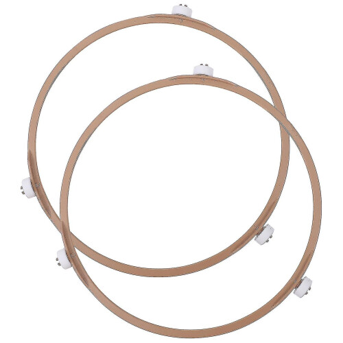 Conjunto de 2 Anéis Giratórios para Prato de Micro-ondas - xjw