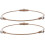 Conjunto de 2 Anéis Giratórios para Prato de Micro-ondas - xjw 2