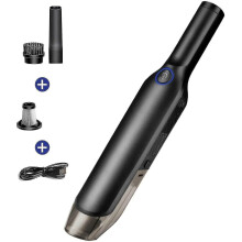 Aspirapolvere per auto, aspirapolvere portatile senza fili, 120 W 2000 mAh con filtro HEPA lavabile per casa, tavolo, ufficio, animali domestici