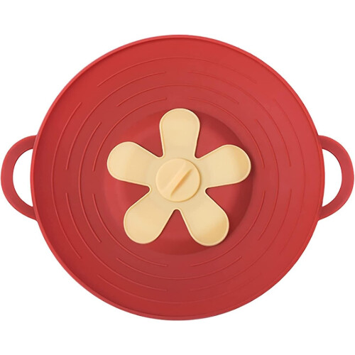 32cm Silicone Spill-proof Pot Lid, High Temperature, Splash-proof And Boiling-proof Thickened Casserole Lid