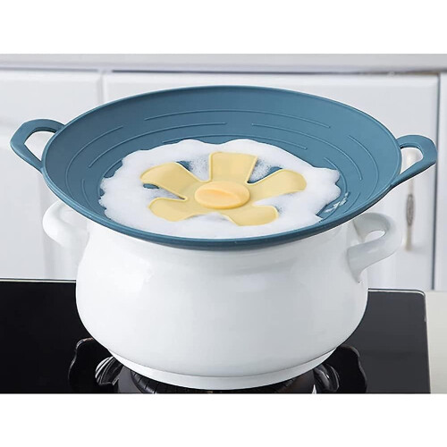 32cm Silicone Spill-proof Pot Lid, High Temperature, Splash-proof And Boiling-proof Thickened Casserole Lid 2