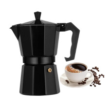 Stovetop Espresso Maker 9 Cup with HeatResistant Grip, Classic Italian Coffee Pot for Camping and Home