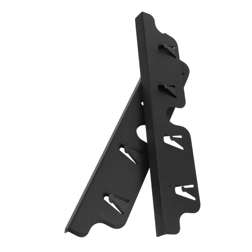4Pcs Metal Stove Gap Cover Black Counter Gap Filler With Spill Protection For Kitchen Use 9070919134388