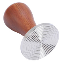 51mm Stainless Steel Coffee Tamper with Ergonomic Comfort Grip for Even Espresso Extraction
