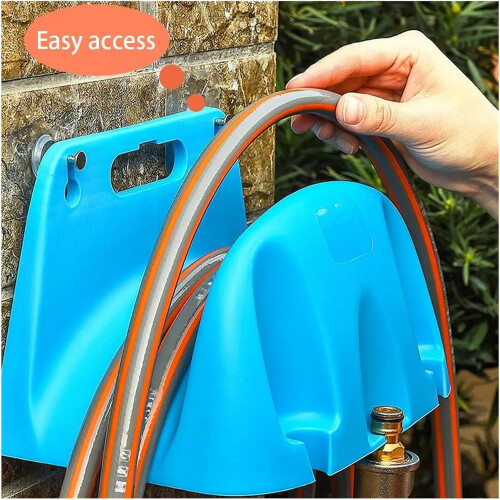 Garden Hose Holder Wall Mounted Storage Rack Durable PP Outdoor Organizer for Irrigation Systems 2