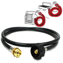 4FT QCC Propane Adapter Hose LP Tank to Gas BBQ Grill Camp Stoves OutDoor Burner