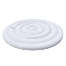 Washranp Inflatable Hot Tub Cover,Round Energy Saving Lid Foldable Protective Rain Overflow Cover for Outdoor