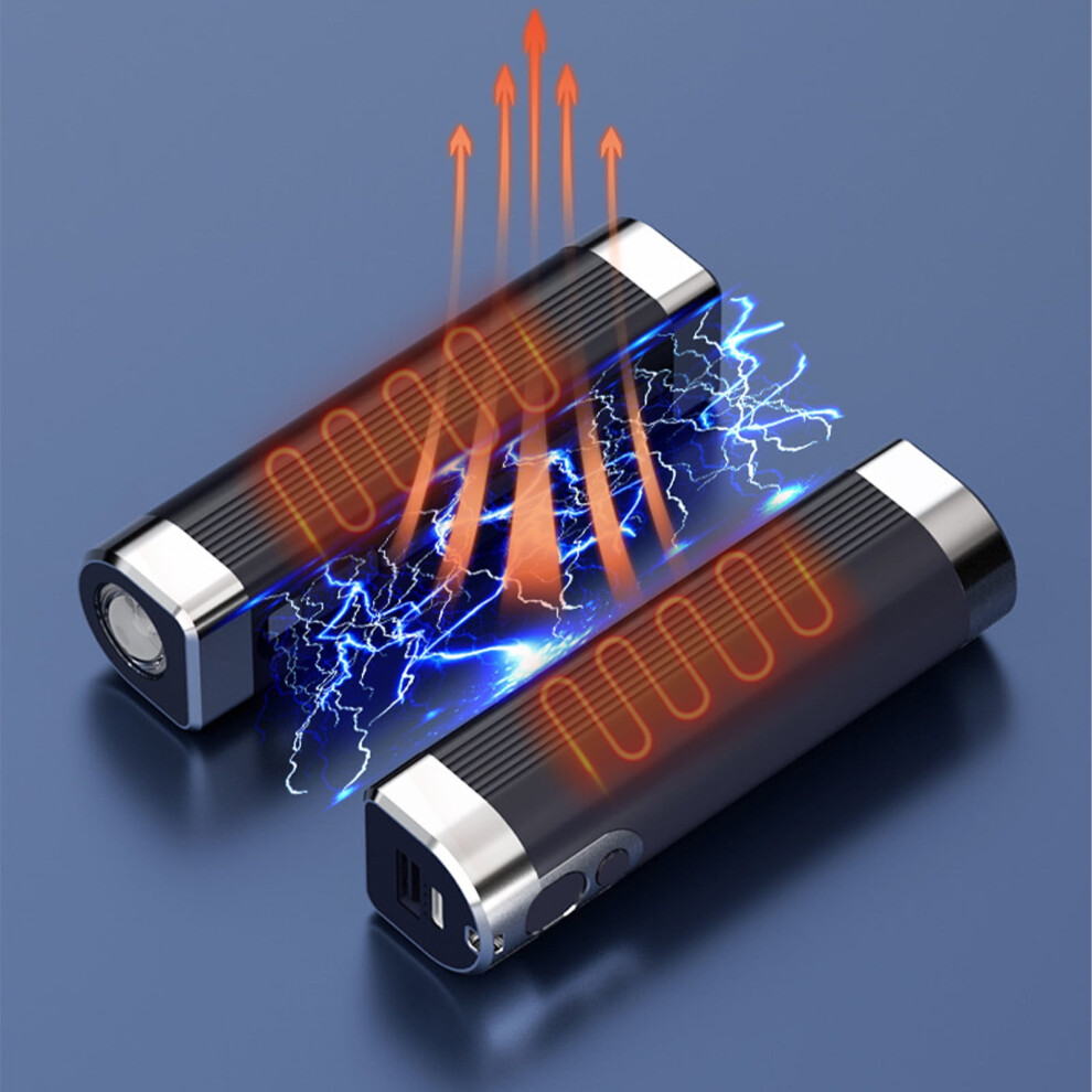 Cyber Monday Deals 2024: Viflosae Magnetic Split Usb Charging, Self-Heating Mini Power Bank With Flashlight & 3 Temp Displays 9389440697447